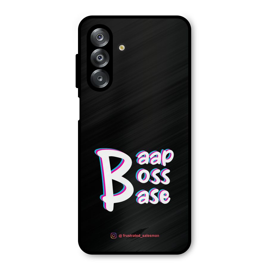Baap Boss Base Black Metal Back Case for Galaxy A26