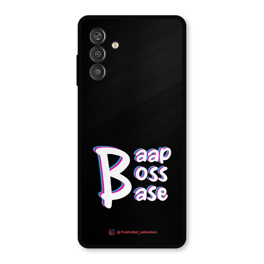 Baap Boss Base Black Metal Back Case for Galaxy F13