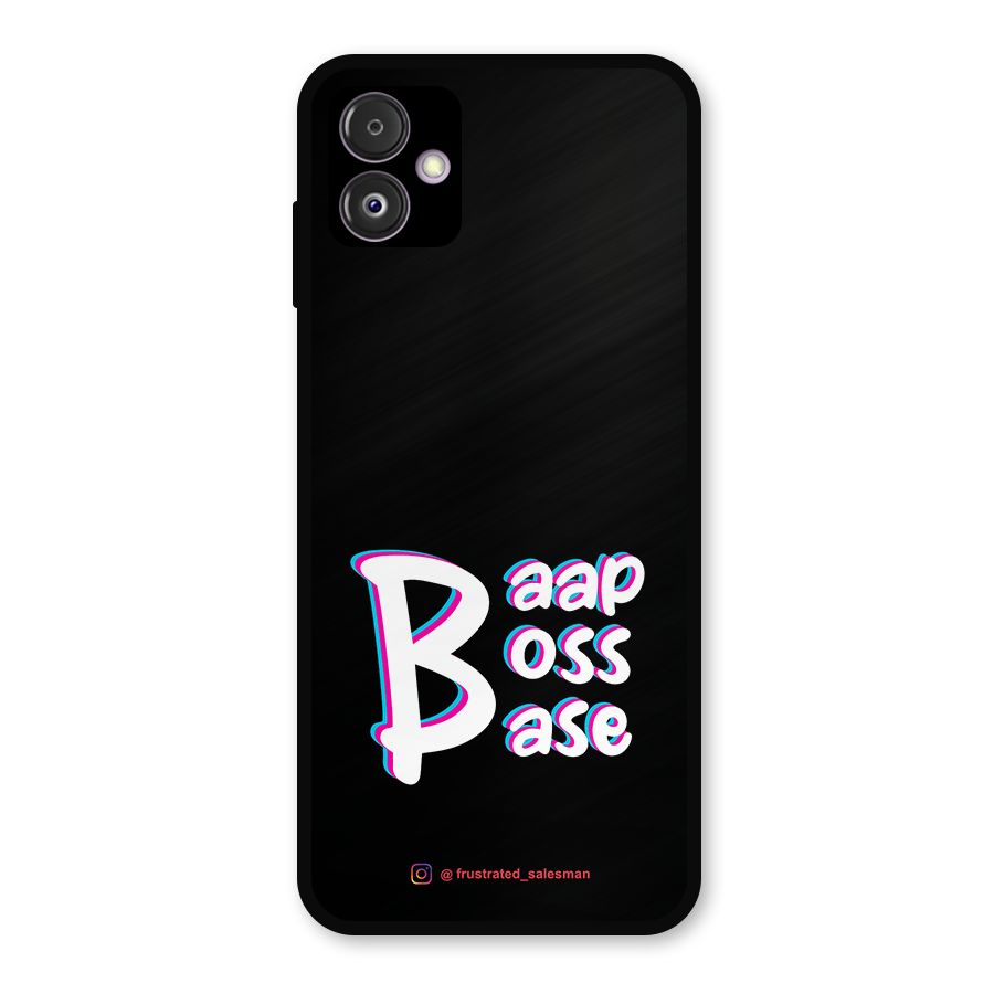 Baap Boss Base Black Metal Back Case for Galaxy F14