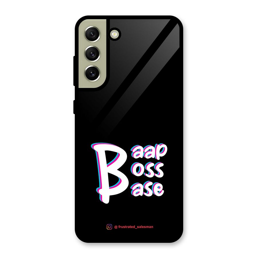 Baap Boss Base Black Metal Back Case for Galaxy S21 FE 5G (2023)