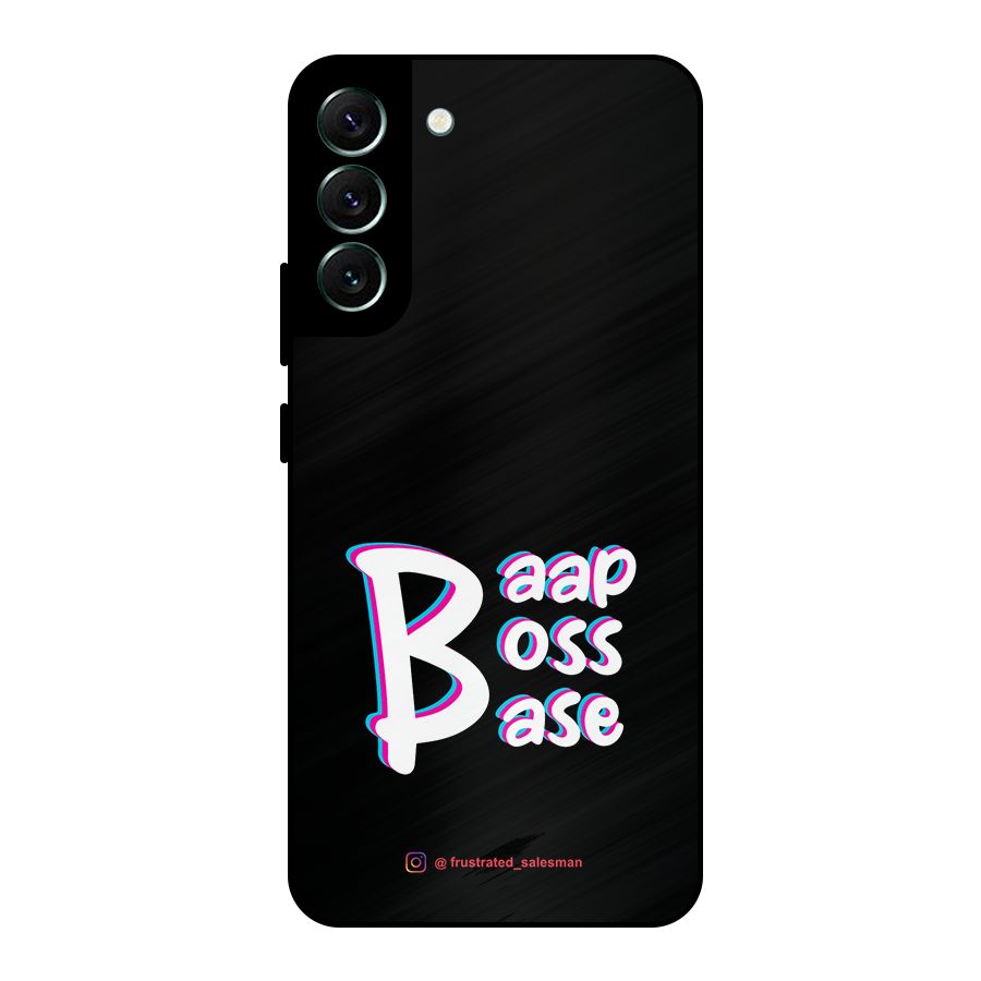 Baap Boss Base Black Metal Back Case for Galaxy S22 Plus 5G