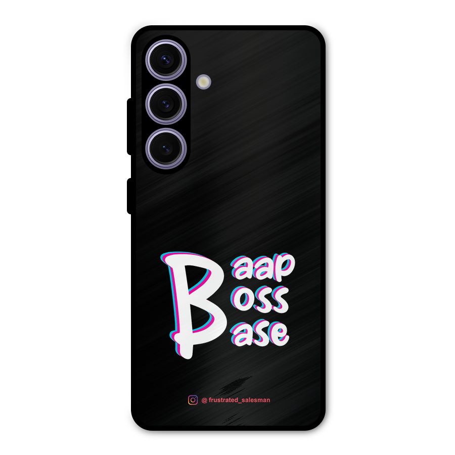 Baap Boss Base Black Metal Back Case for Galaxy S24