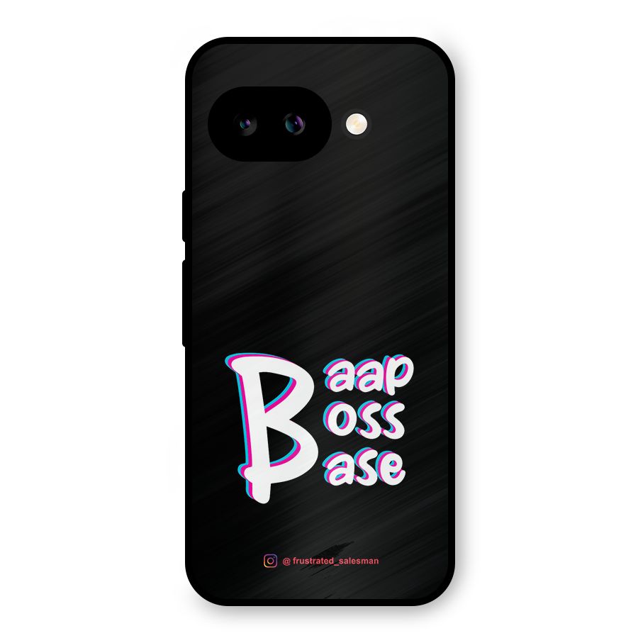 Baap Boss Base Black Metal Back Case for Google Pixel 9a