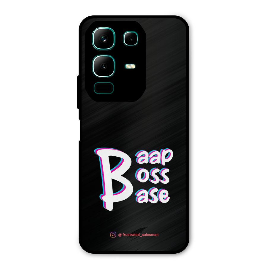 Baap Boss Base Black Metal Back Case for Infinix Note 50x