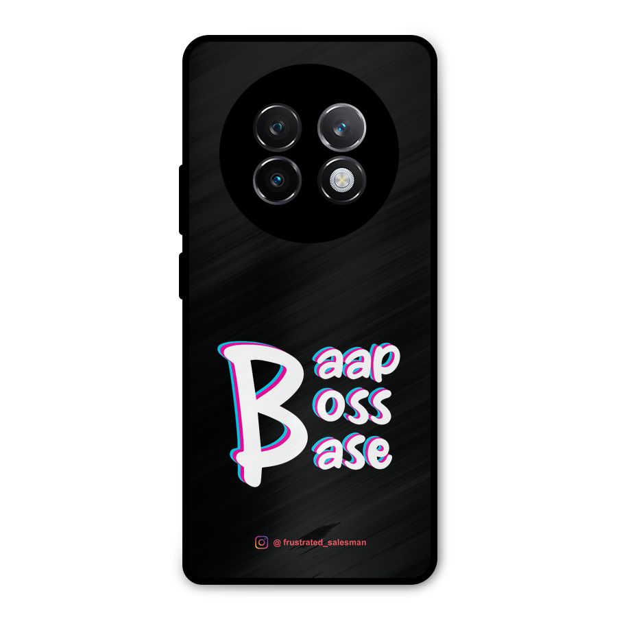 Baap Boss Base Black Metal Back Case for Realme 13 Plus