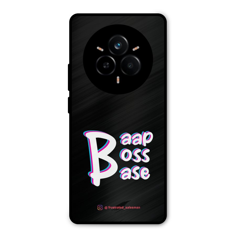 Baap Boss Base Black Metal Back Case for Realme 14 Pro