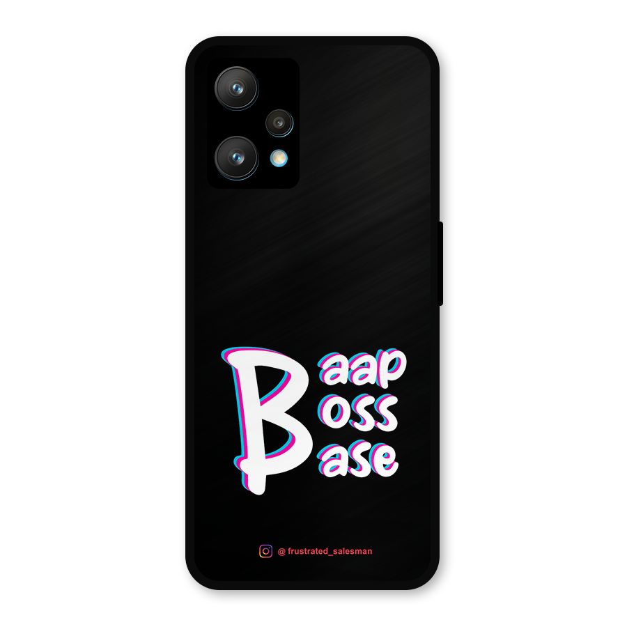 Baap Boss Base Black Metal Back Case for Realme 9 Pro Plus 5G
