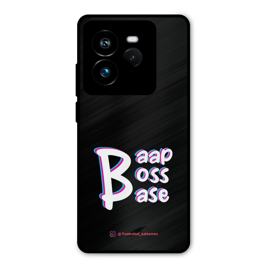Baap Boss Base Black Metal Back Case for Realme GT 7 Pro