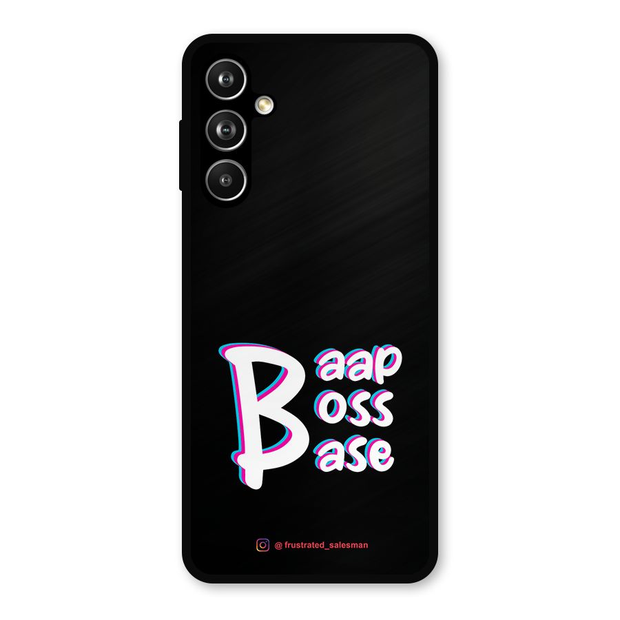 Baap Boss Base Black Metal Back Case for Samsung Galaxy M54