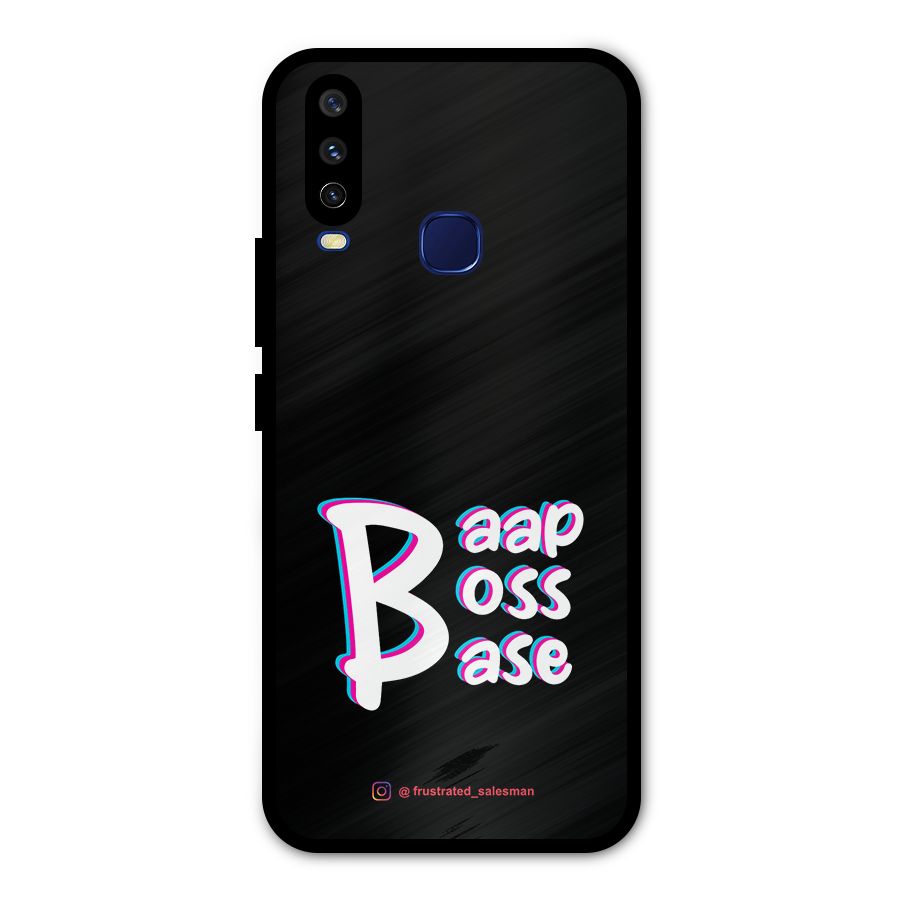 Baap Boss Base Black Metal Back Case for Vivo Y15