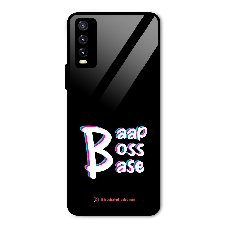 Baap Boss Base Black Metal Back Case for Vivo Y20