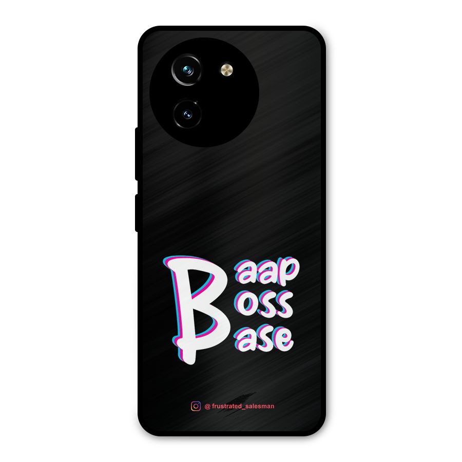 Baap Boss Base Black Metal Back Case for Vivo Y200i