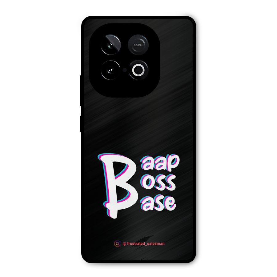 Baap Boss Base Black Metal Back Case for iQOO Neo 10