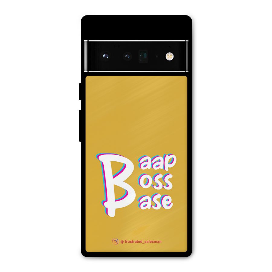 Baap Boss Base Mustard Yellow Metal Back Case for Google Pixel 6 Pro
