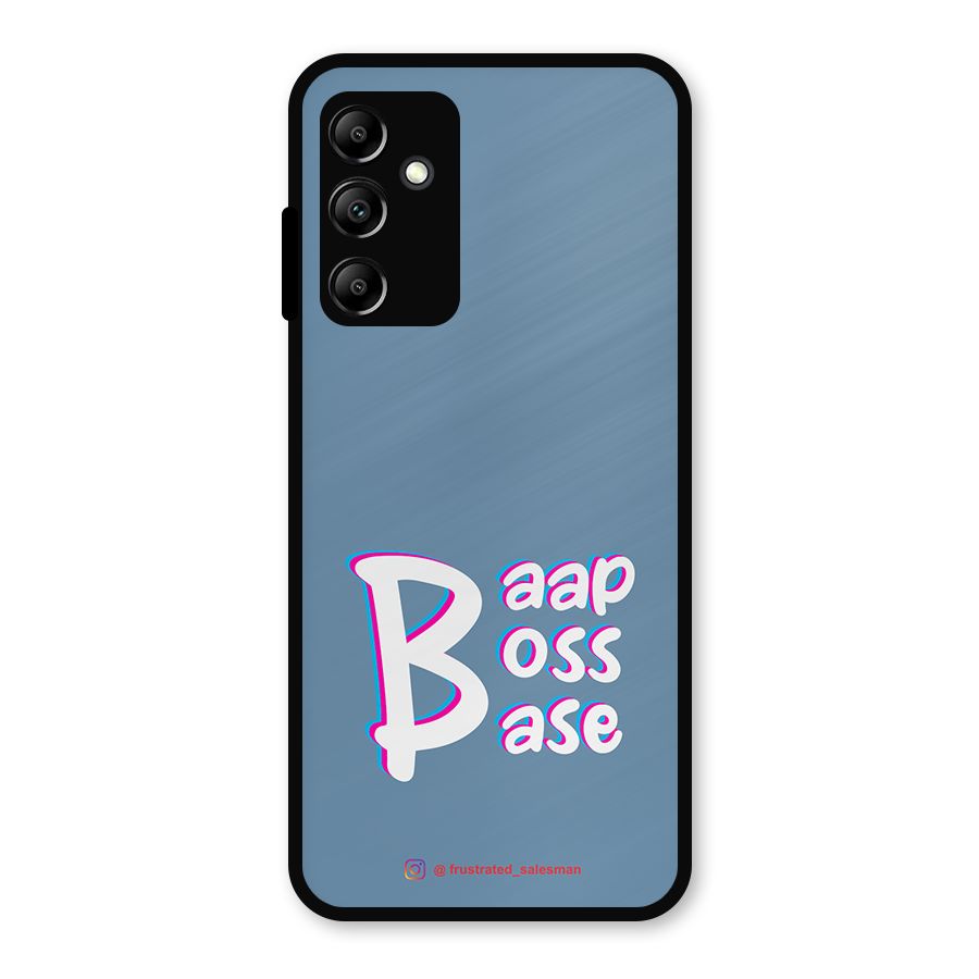 Baap Boss Base SteelBlue Metal Back Case for Galaxy A14 5G