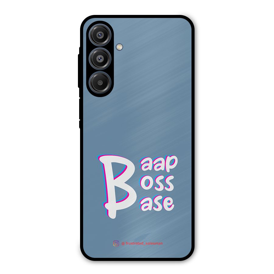 Baap Boss Base SteelBlue Metal Back Case for Galaxy A16 5G