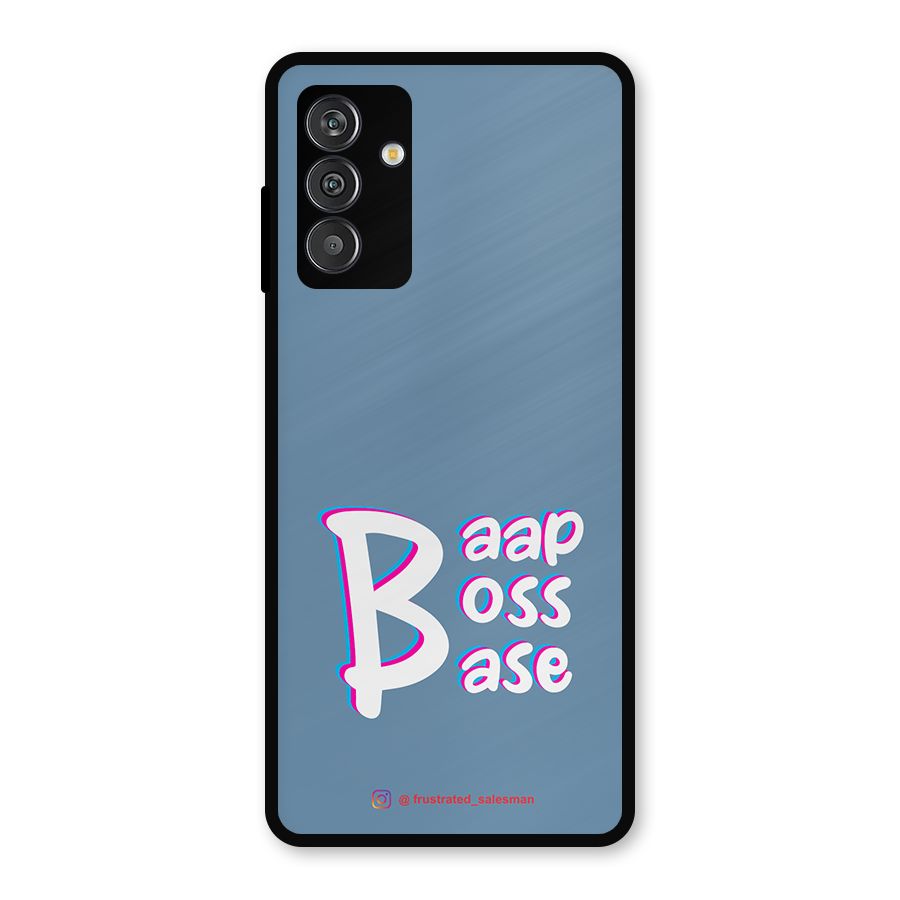 Baap Boss Base SteelBlue Metal Back Case for Galaxy F13