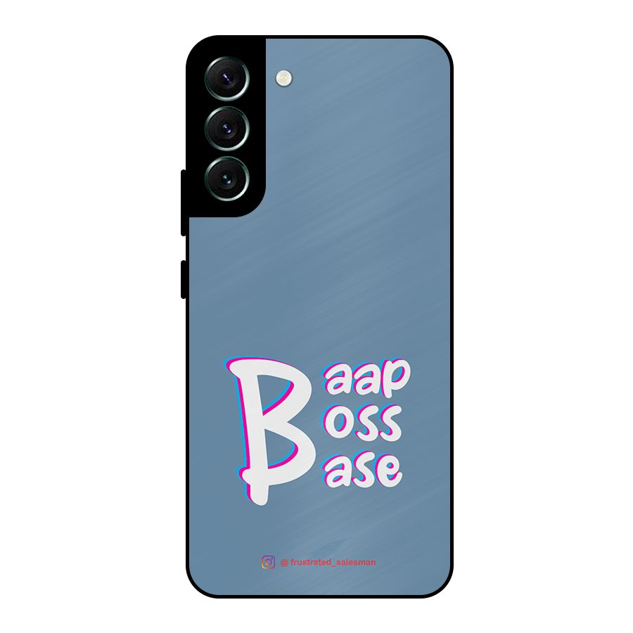 Baap Boss Base SteelBlue Metal Back Case for Galaxy S22 Plus 5G