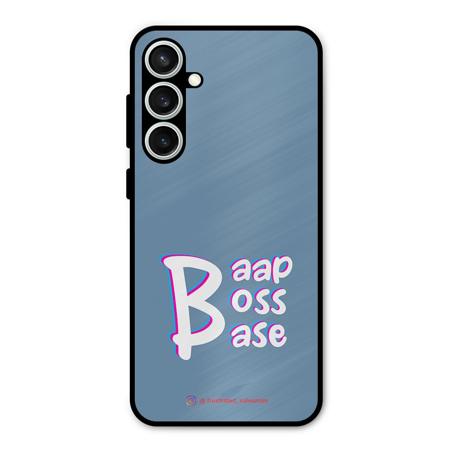 Baap Boss Base SteelBlue Metal Back Case for Galaxy S23 FE