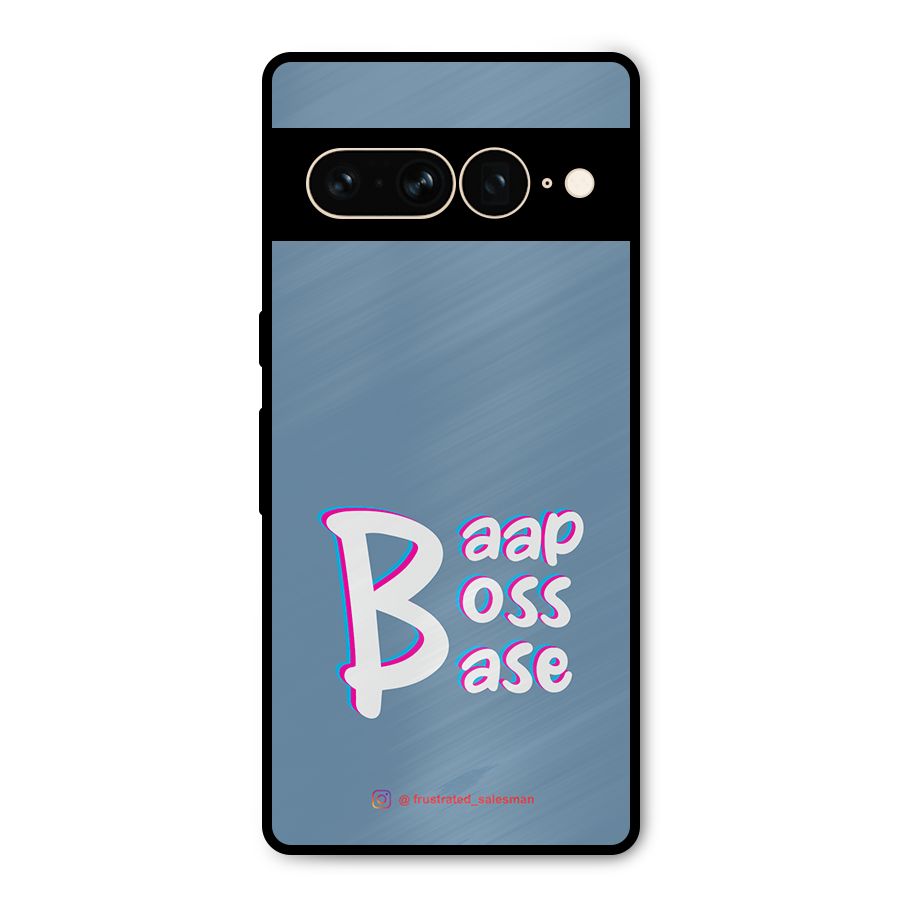 Baap Boss Base SteelBlue Metal Back Case for Google Pixel 7 Pro