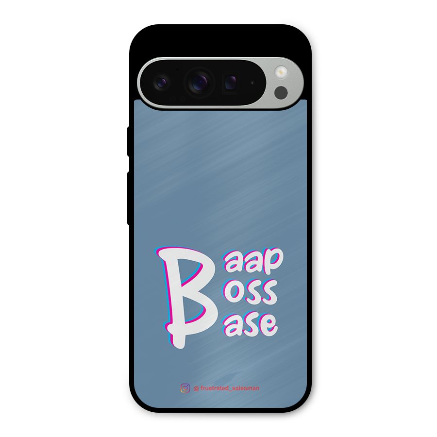 Baap Boss Base SteelBlue Metal Back Case for Google Pixel 9 Pro XL