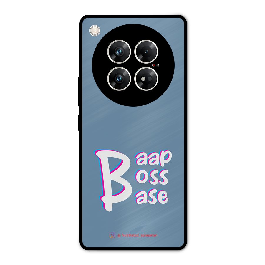 Baap Boss Base SteelBlue Metal Back Case for Infinix Zero 40 5G