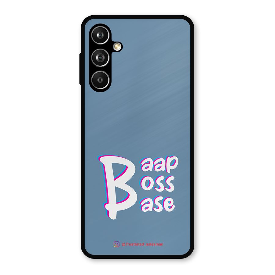 Baap Boss Base SteelBlue Metal Back Case for Samsung Galaxy M54