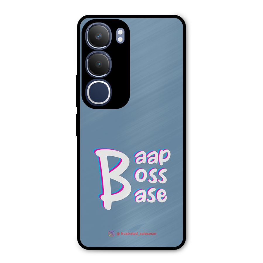 Baap Boss Base SteelBlue Metal Back Case for Vivo Y29