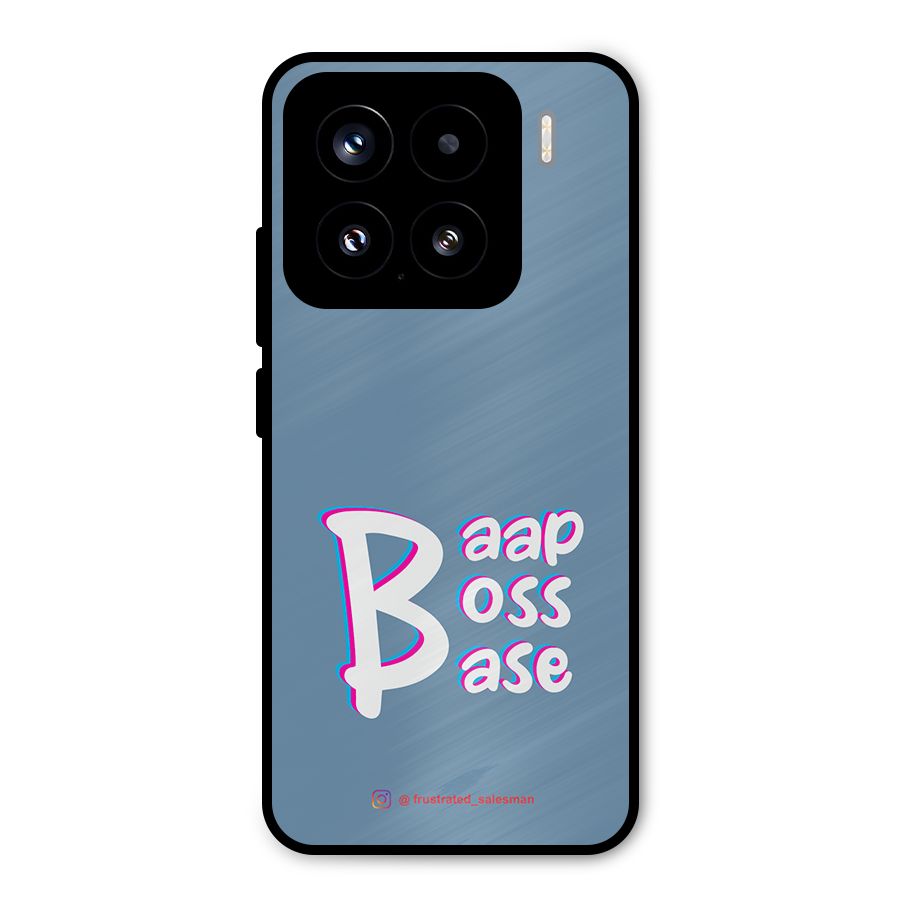 Baap Boss Base SteelBlue Metal Back Case for Xiaomi 15