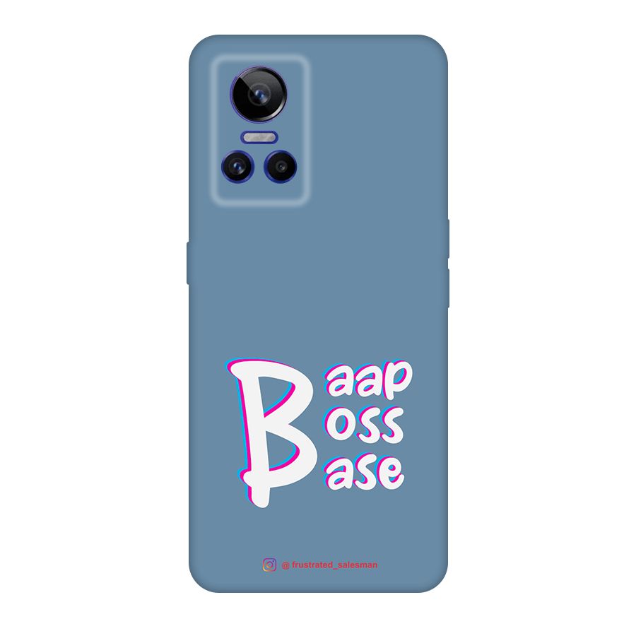 Baap Boss Base SteelBlue Original Polycarbonate Back Case for Realme GT Neo 3