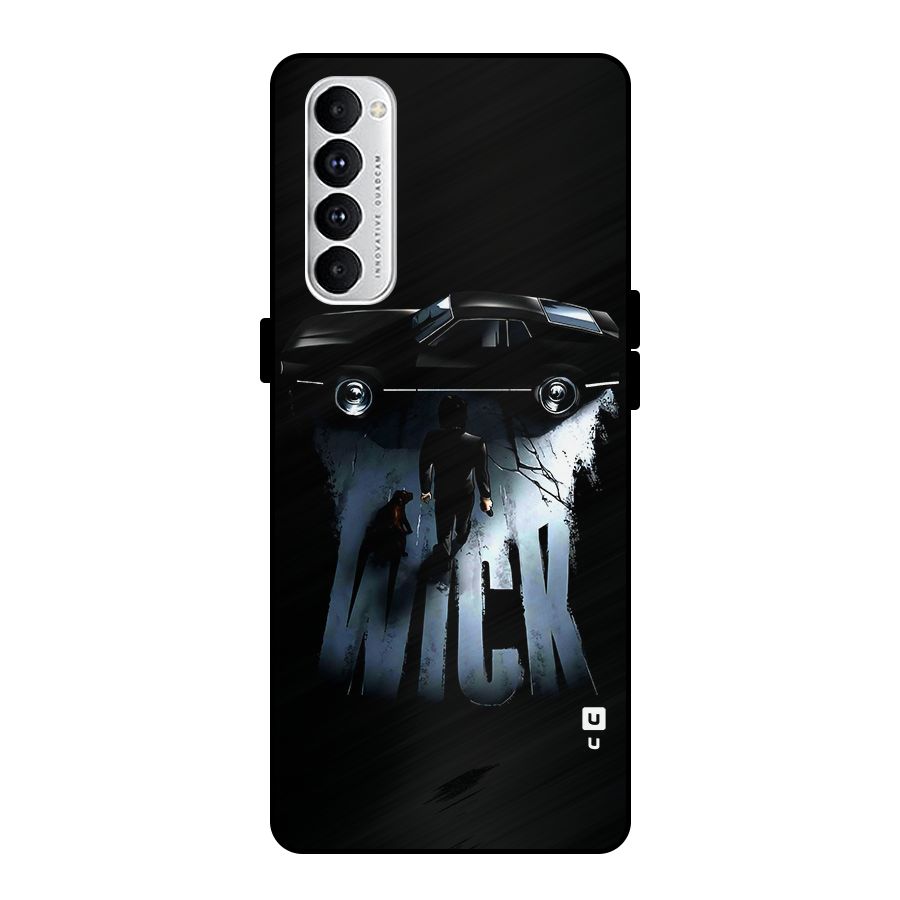 Baba Yaga Metal Back Case for Oppo Reno4 Pro