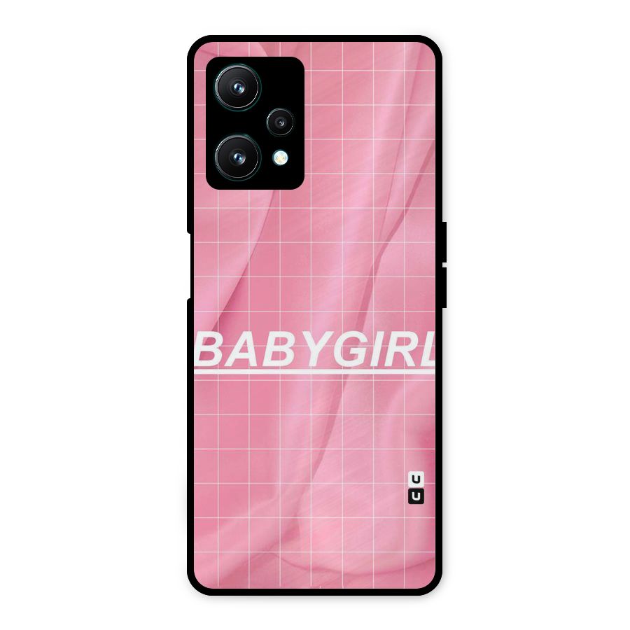 Baby Girl Check Metal Back Case for Realme 9 Pro 5G
