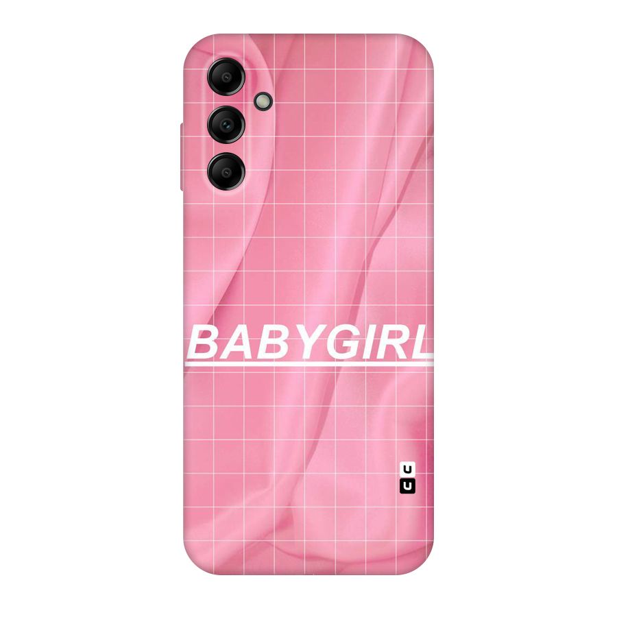 Baby Girl Check Original Polycarbonate Back Case for Galaxy A14 5G