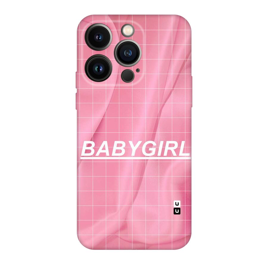 Baby Girl Check Original Polycarbonate Back Case for iPhone 14 Pro