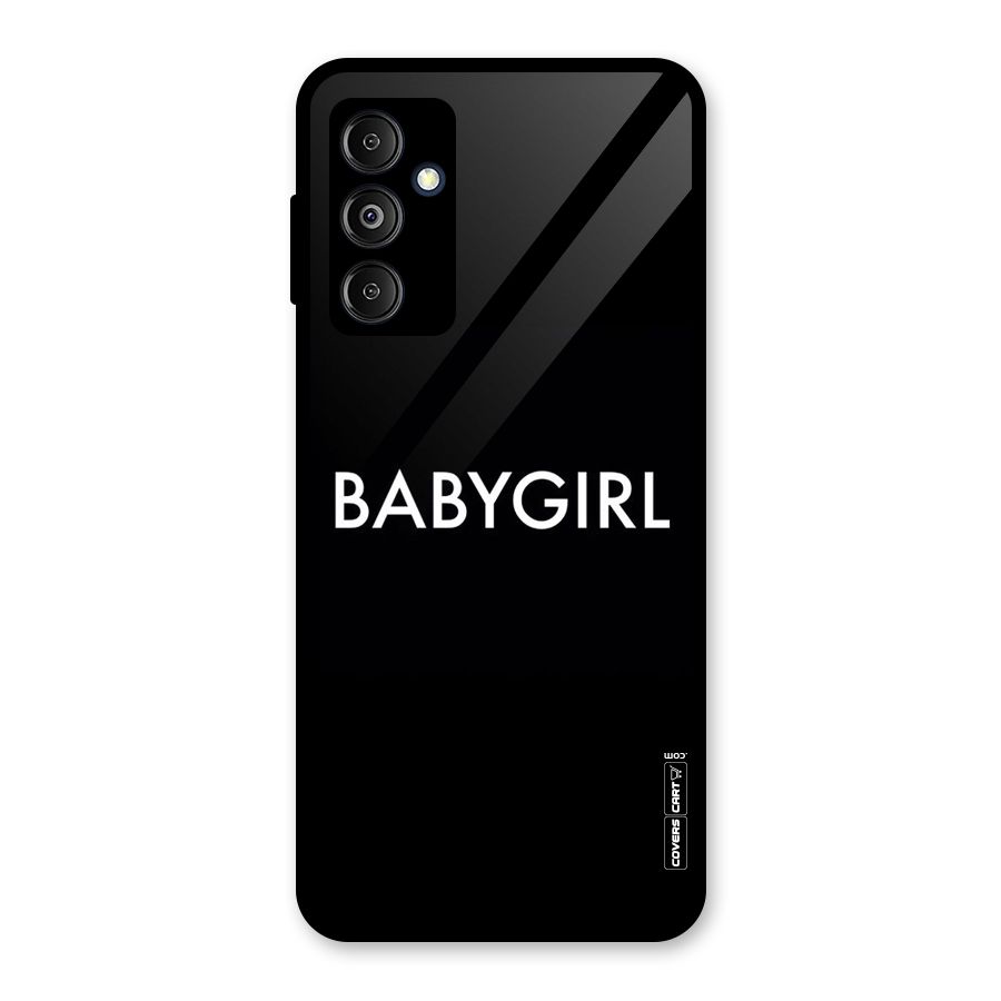 Baby Girl Glass Back Case for Galaxy M14 5G