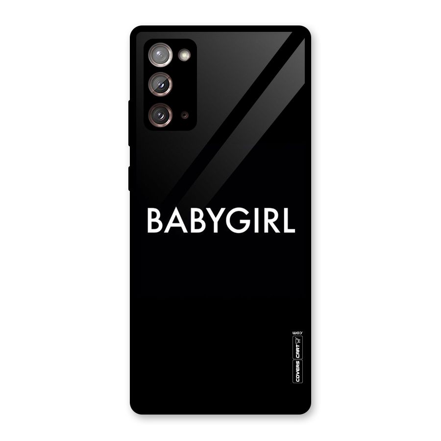 Baby Girl Glass Back Case for Galaxy Note 20