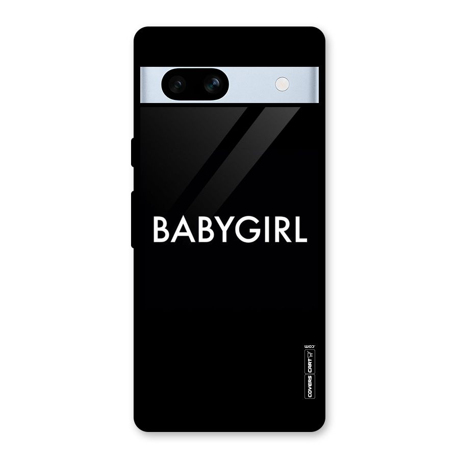 Baby Girl Glass Back Case for Google Pixel 7a