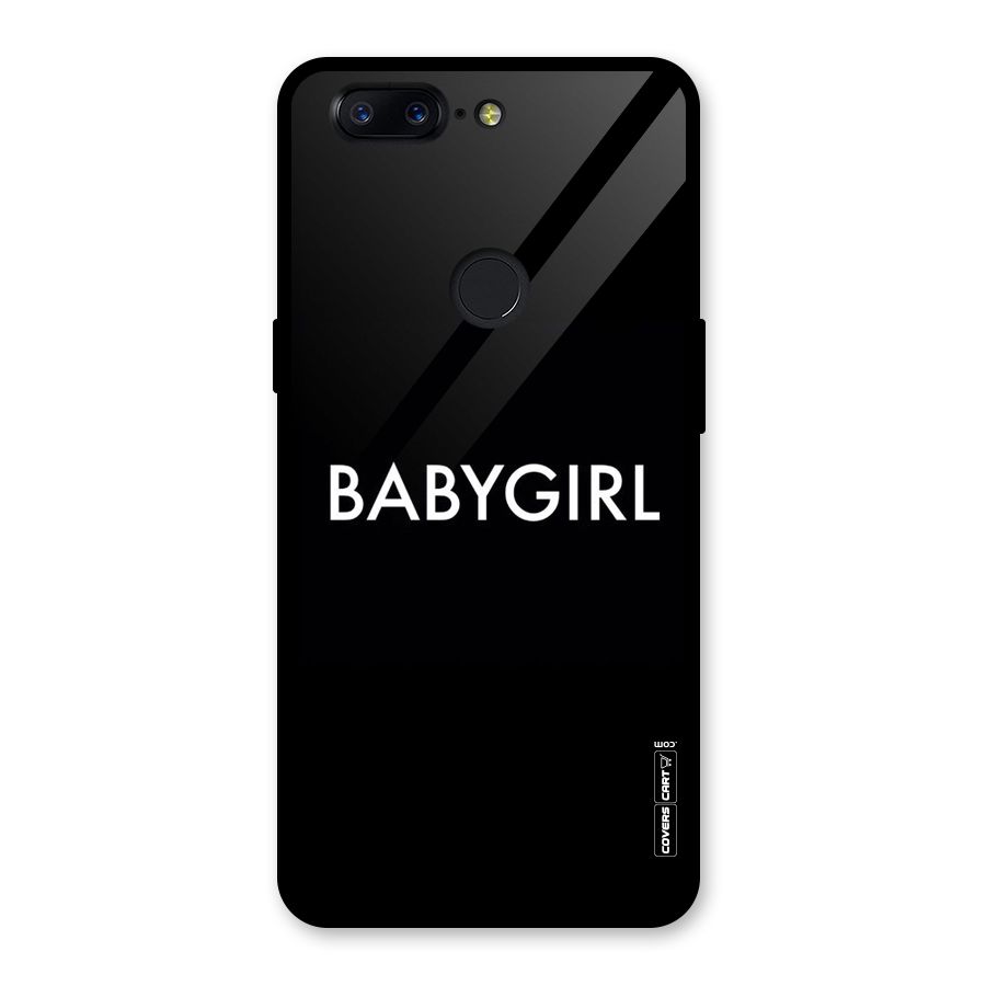 Baby Girl Glass Back Case for OnePlus 5T