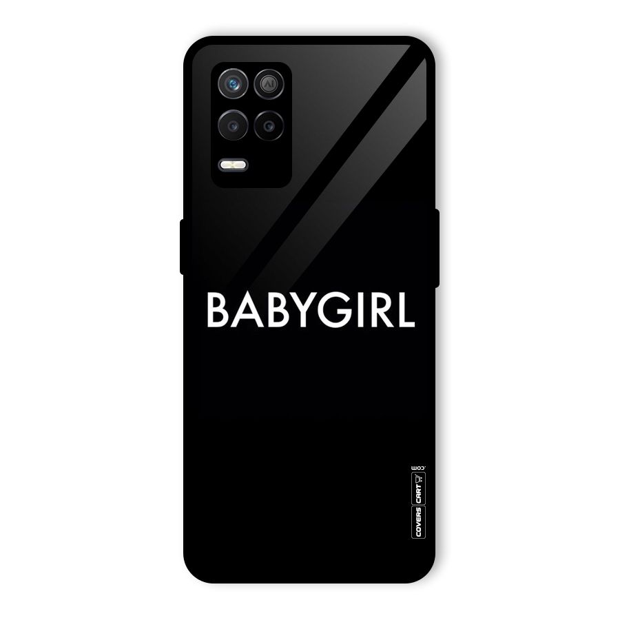 Baby Girl Glass Back Case for Realme 8s 5G