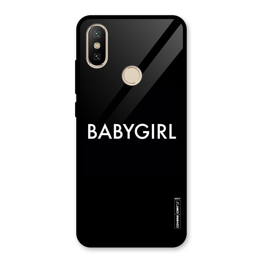 Baby Girl Glass Back Case for Redmi A2