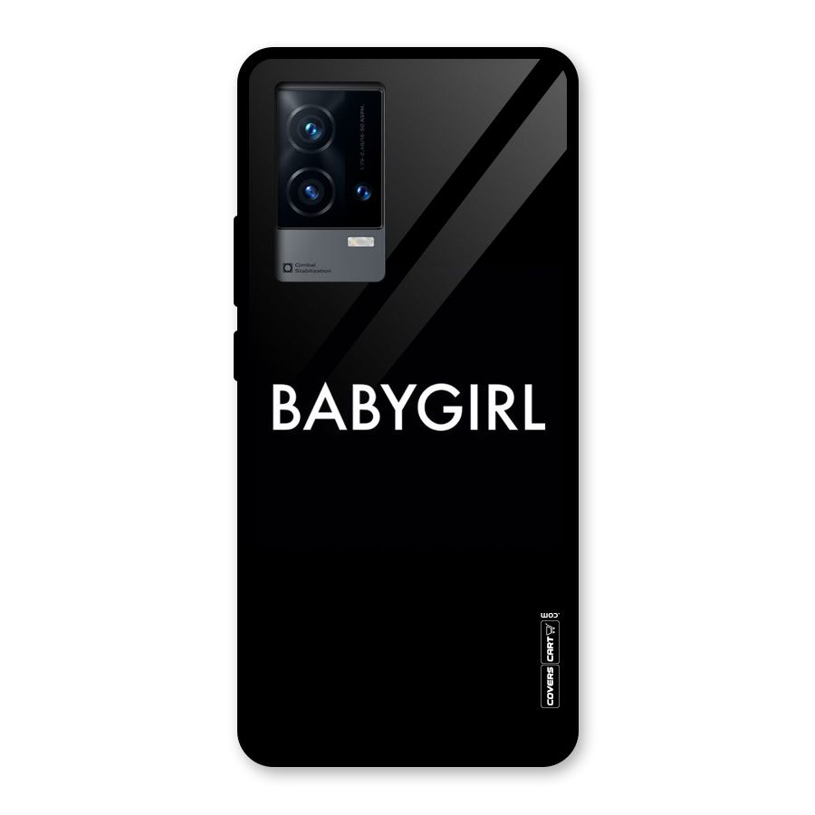 Baby Girl Glass Back Case for iQOO 9 5G