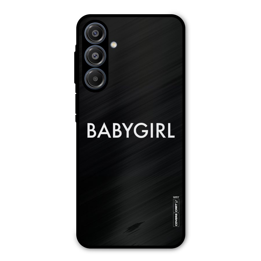 Baby Girl Metal Back Case for Galaxy A16 5G