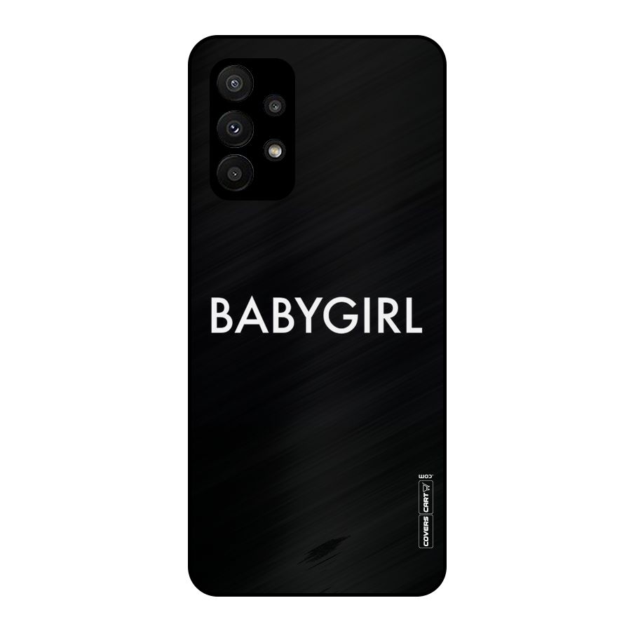Baby Girl Metal Back Case for Galaxy A23