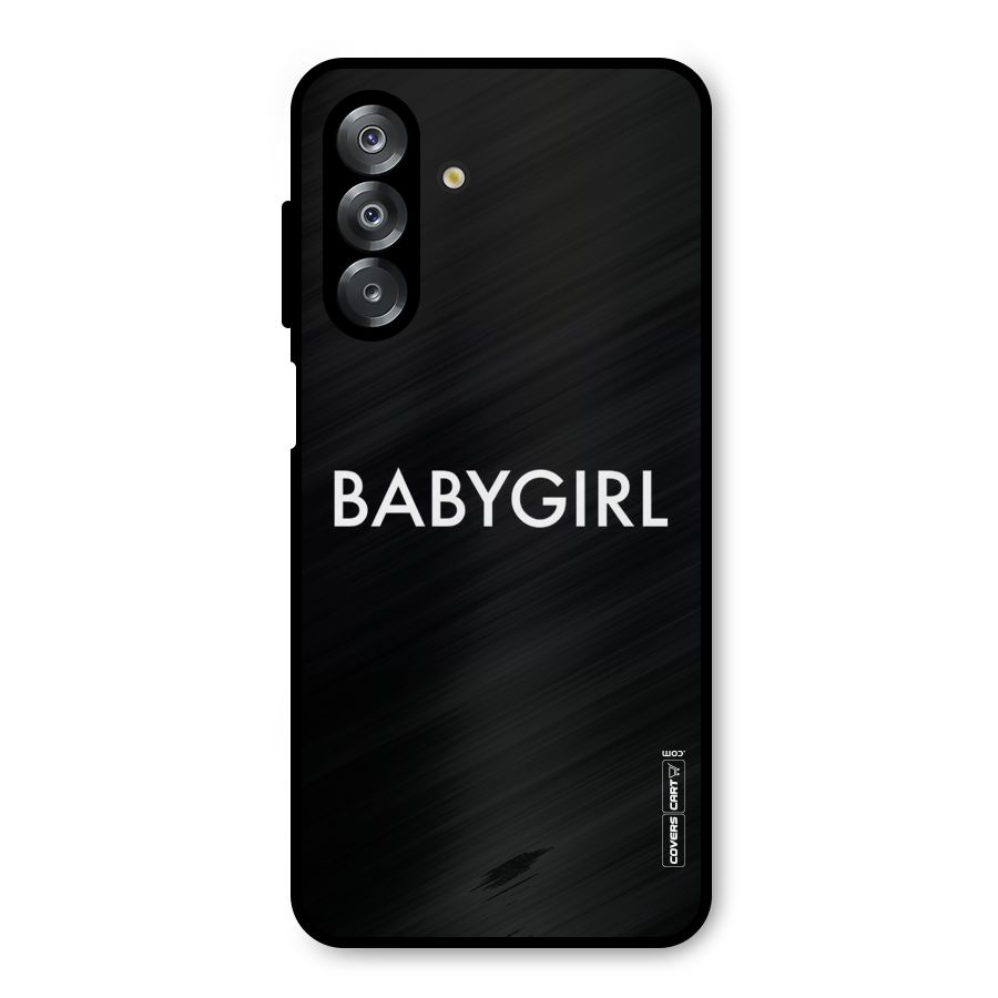 Baby Girl Metal Back Case for Galaxy A26