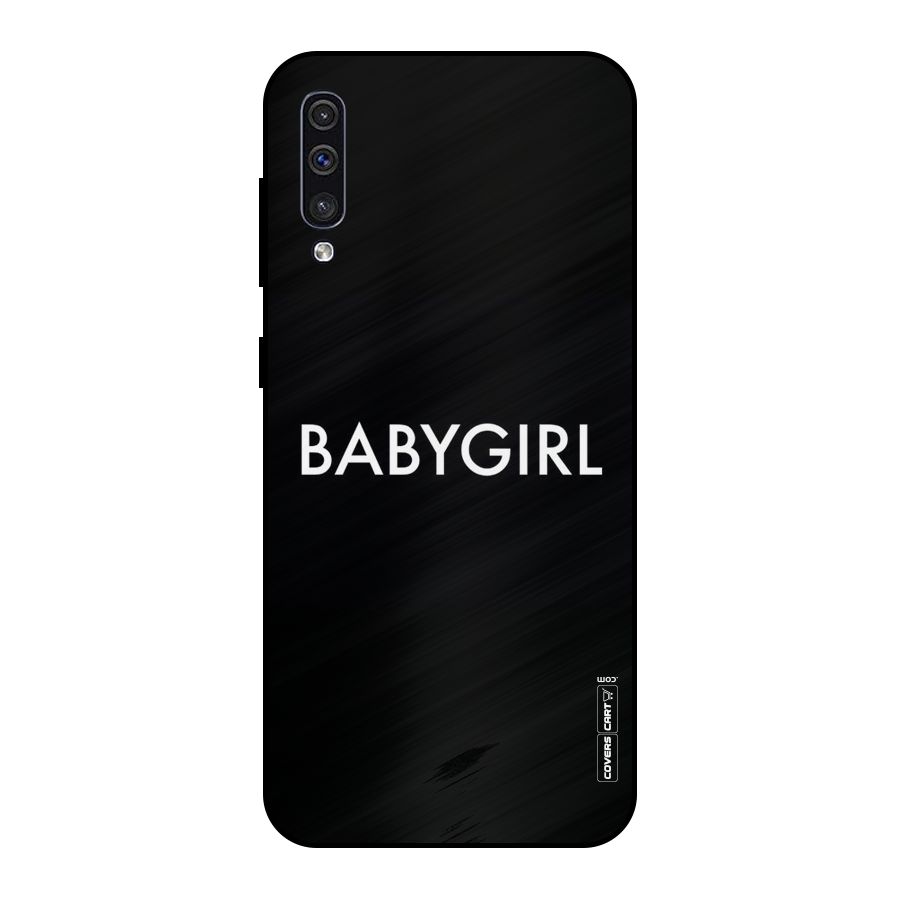 Baby Girl Metal Back Case for Galaxy A30s