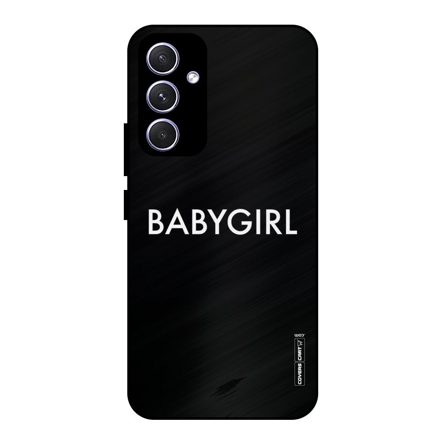Baby Girl Metal Back Case for Galaxy A54