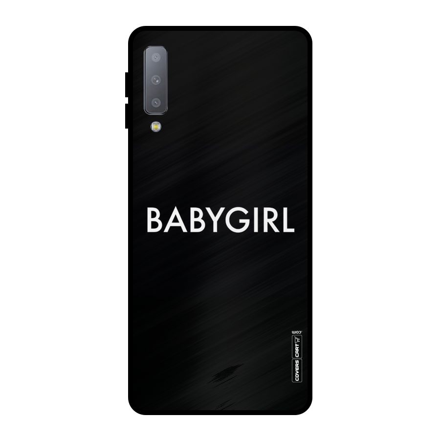Baby Girl Metal Back Case for Galaxy A7 (2018)