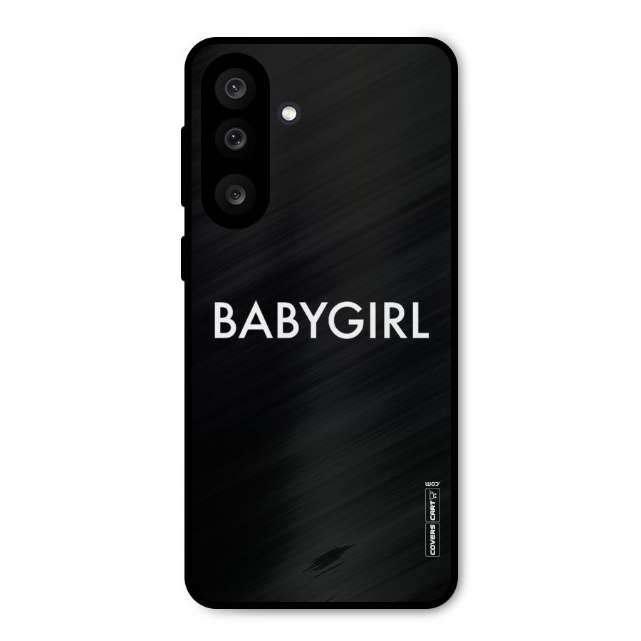 Baby Girl Metal Back Case for Galaxy F56