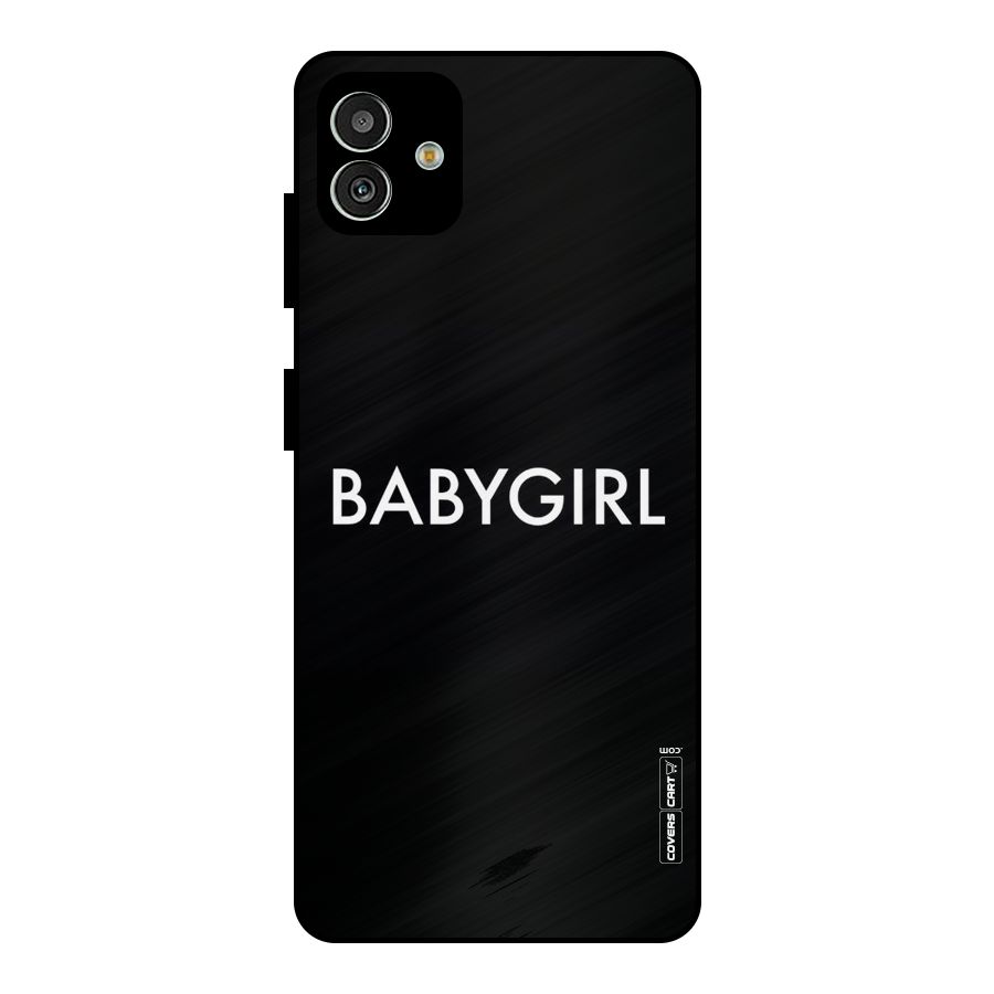 Baby Girl Metal Back Case for Galaxy M13 5G