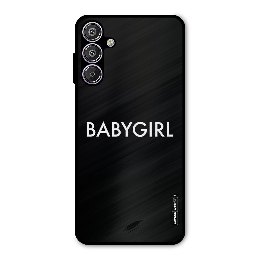 Baby Girl Metal Back Case for Galaxy M15